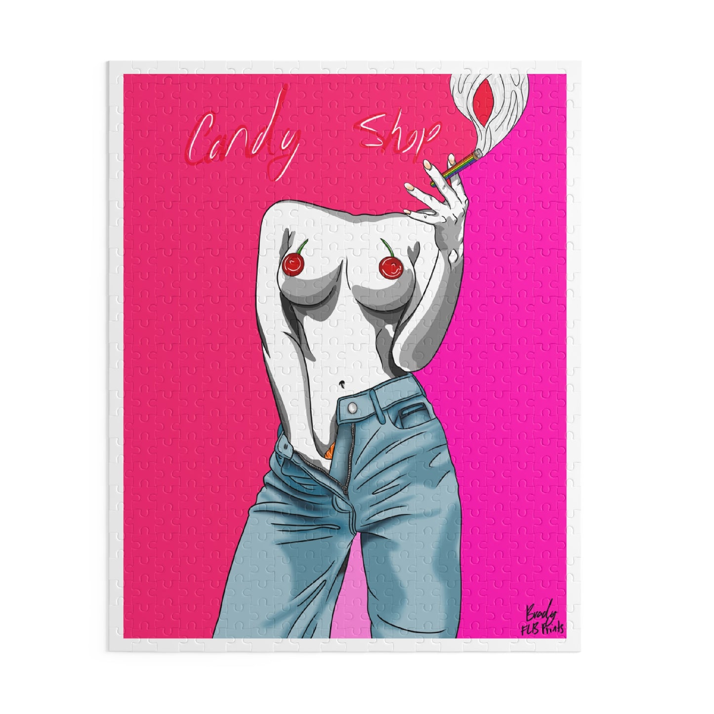 Puzzle - Candy Shop Art 500-Piece Jigsaw