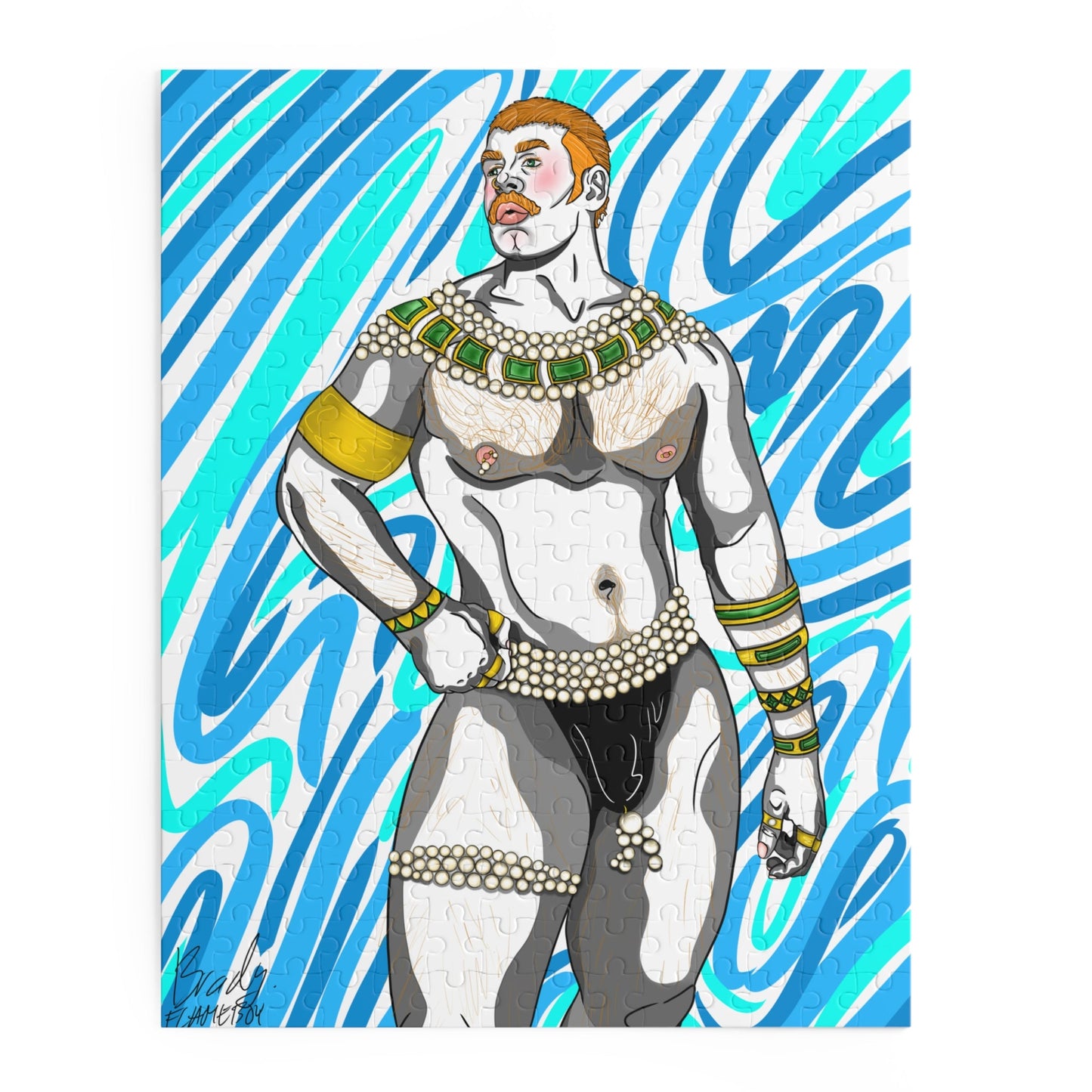 Puzzle Art Print 'Pearly Prince Albert'