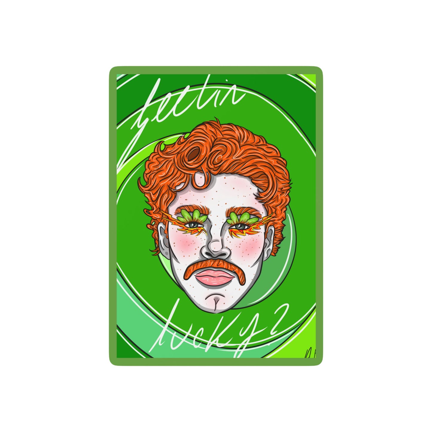 Poker Playing Cards — Lucky Ginger Ace Deck