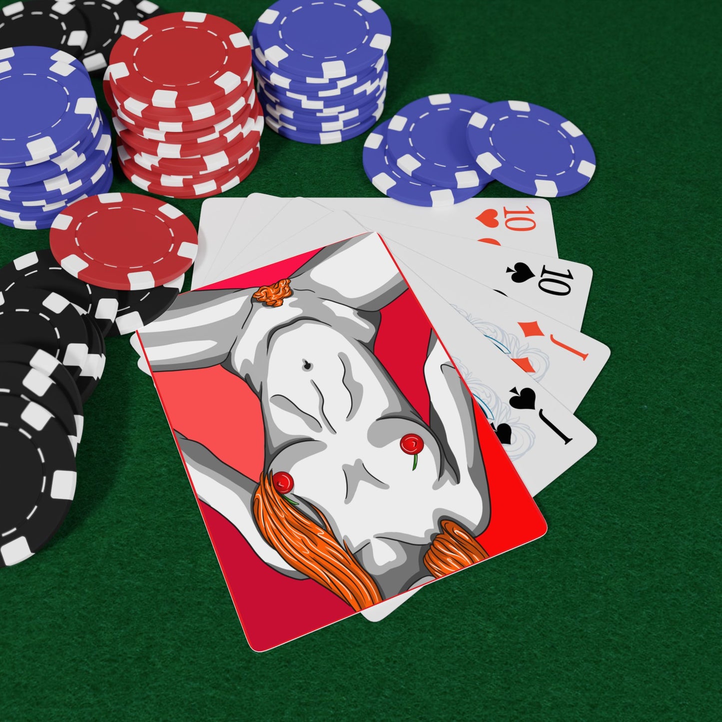 Sexy Pin-Up Poker Playing Cards — Erotic Art Deck for Adult Game Nights