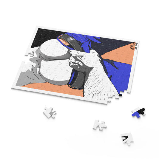 Puzzle Art Print - Pull Em Down