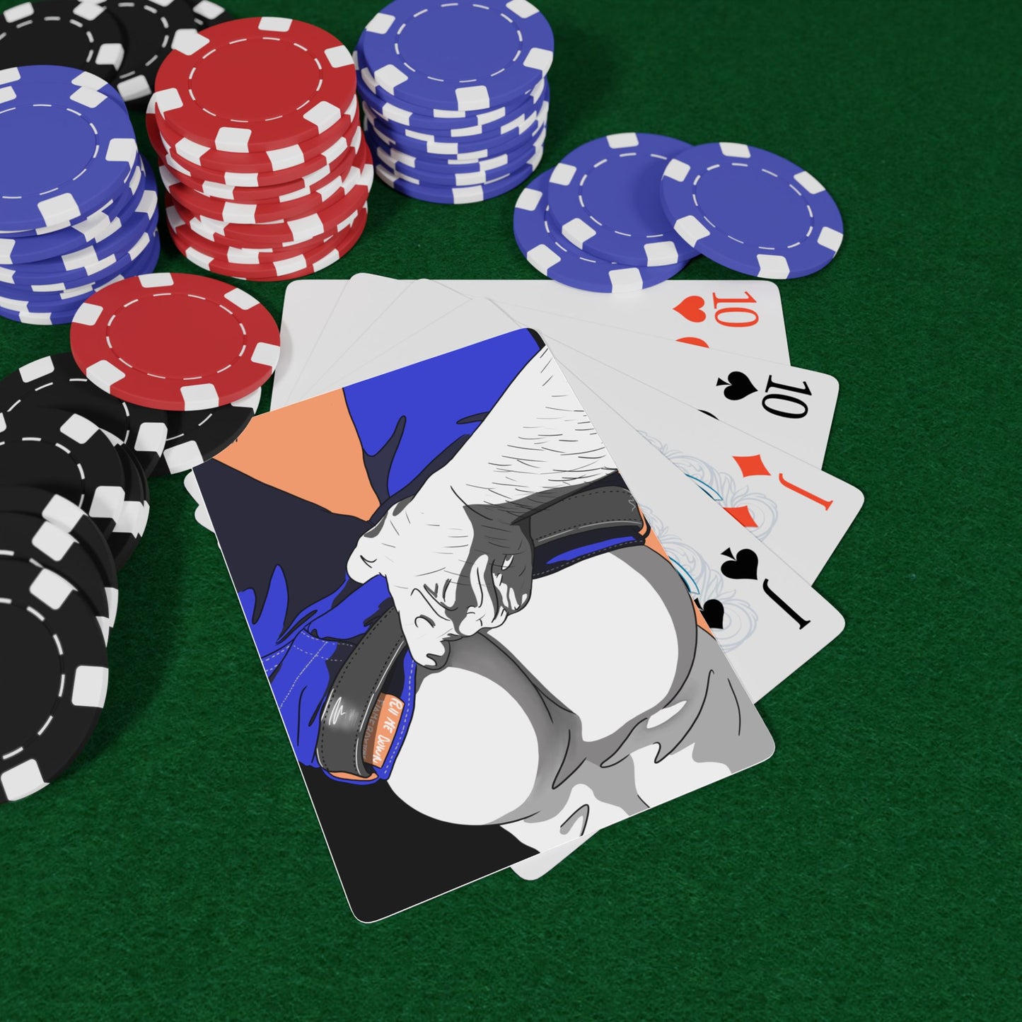 Pull em down, Poker Playing Cards