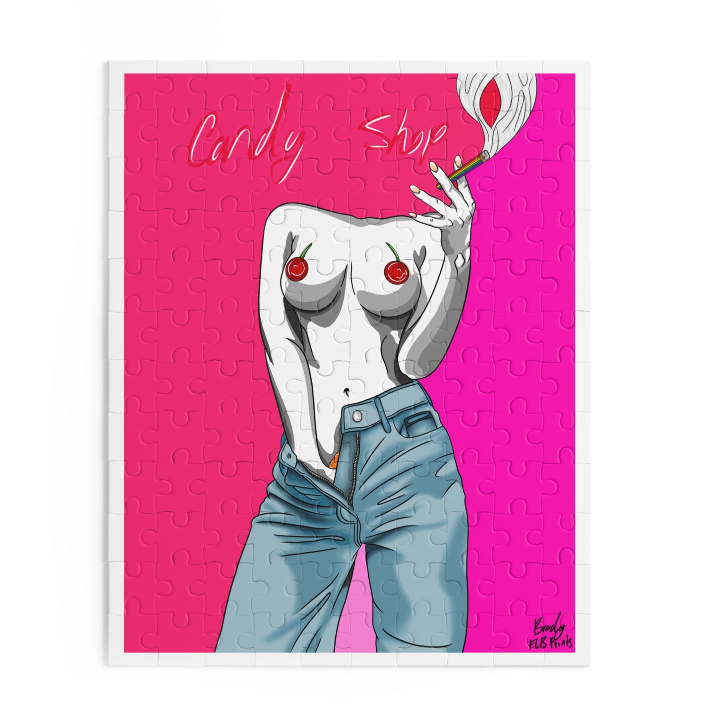 Puzzle - Candy Shop Art 500-Piece Jigsaw