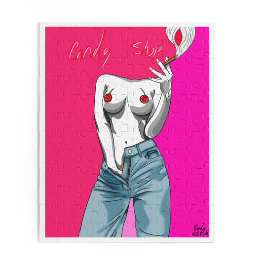 Puzzle - Candy Shop Art 500-Piece Jigsaw