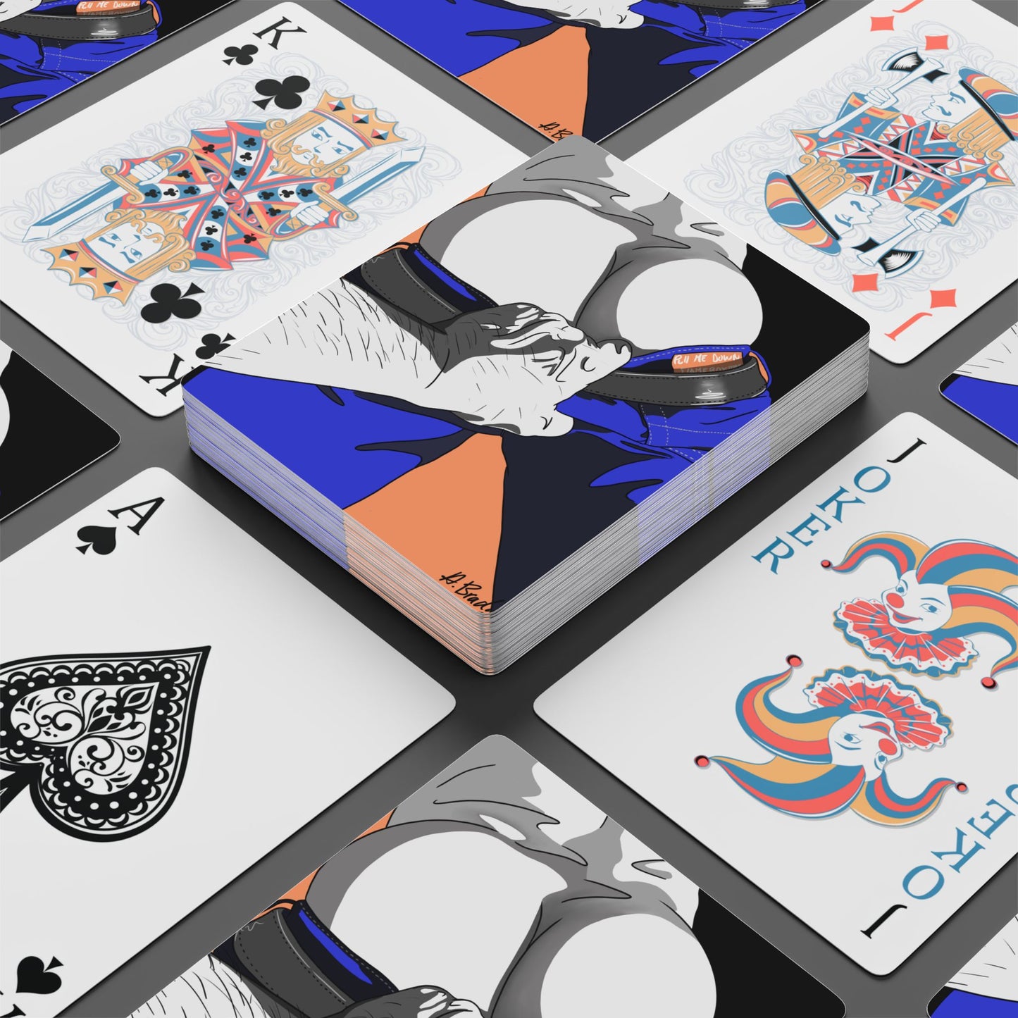 Pull em down, Poker Playing Cards