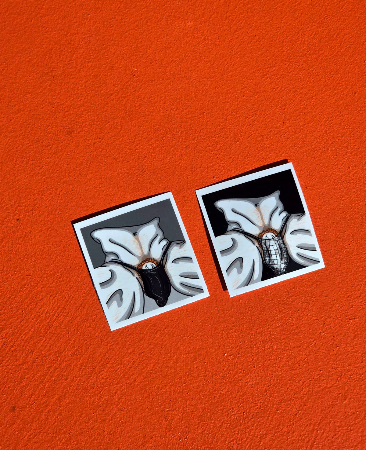 Thong sticker duo