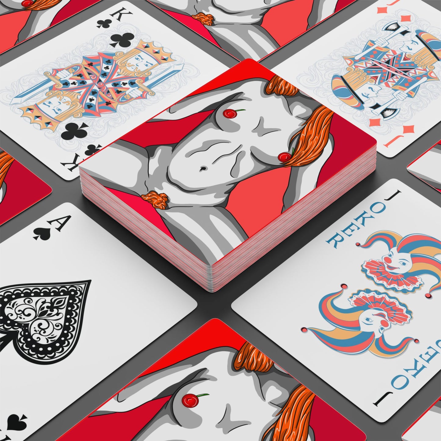 Sexy Pin-Up Poker Playing Cards — Erotic Art Deck for Adult Game Nights