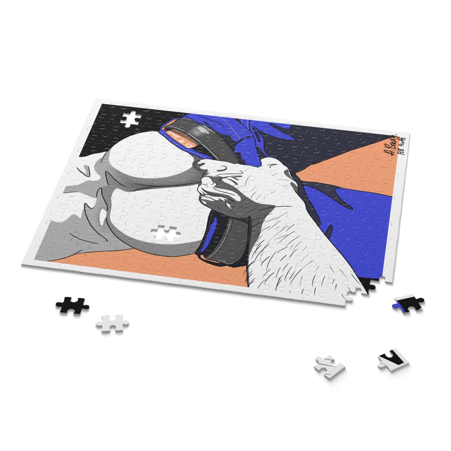 Puzzle Art Print - Pull Em Down