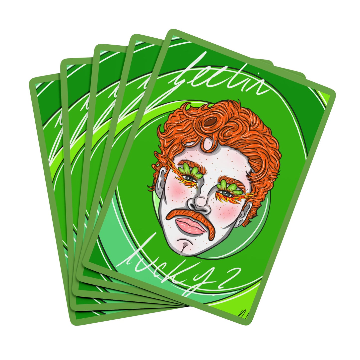 Poker Playing Cards — Lucky Ginger Ace Deck