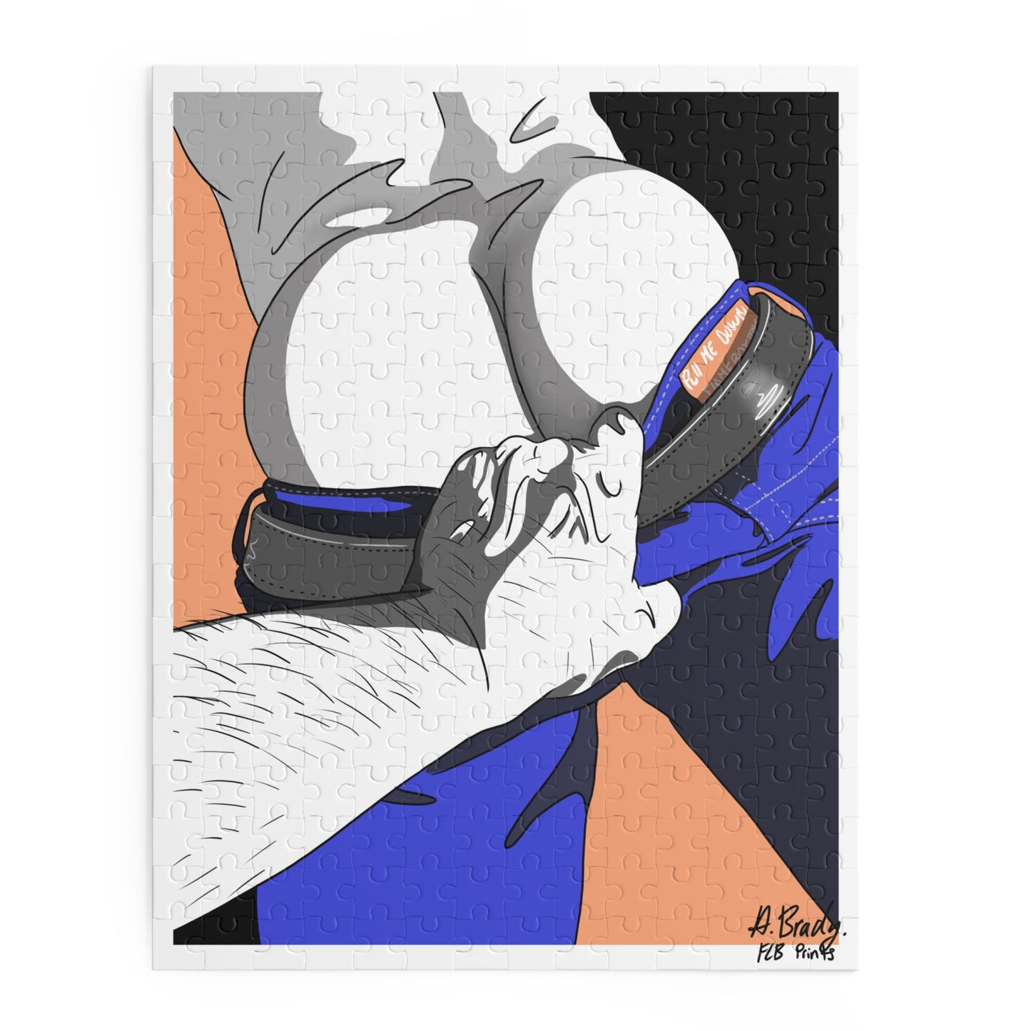 Puzzle Art Print - Pull Em Down