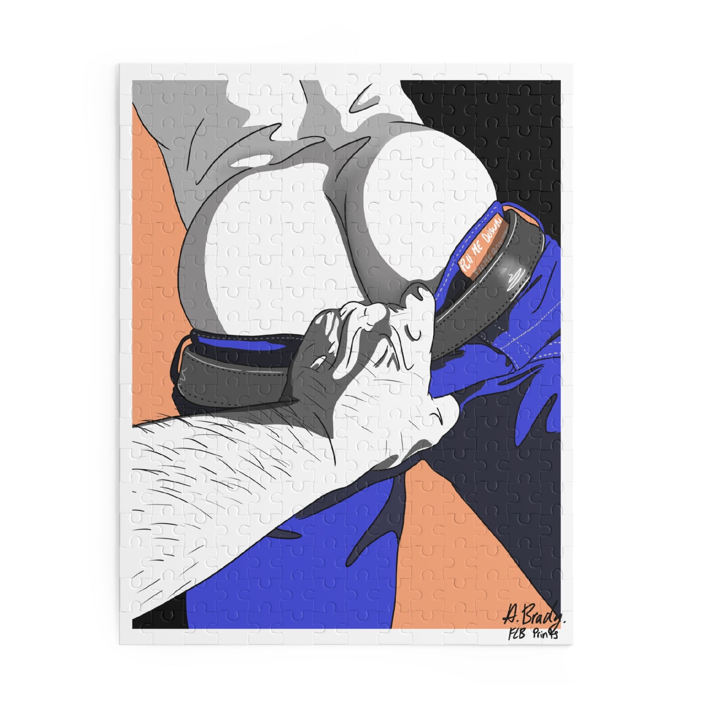 Puzzle Art Print - Pull Em Down