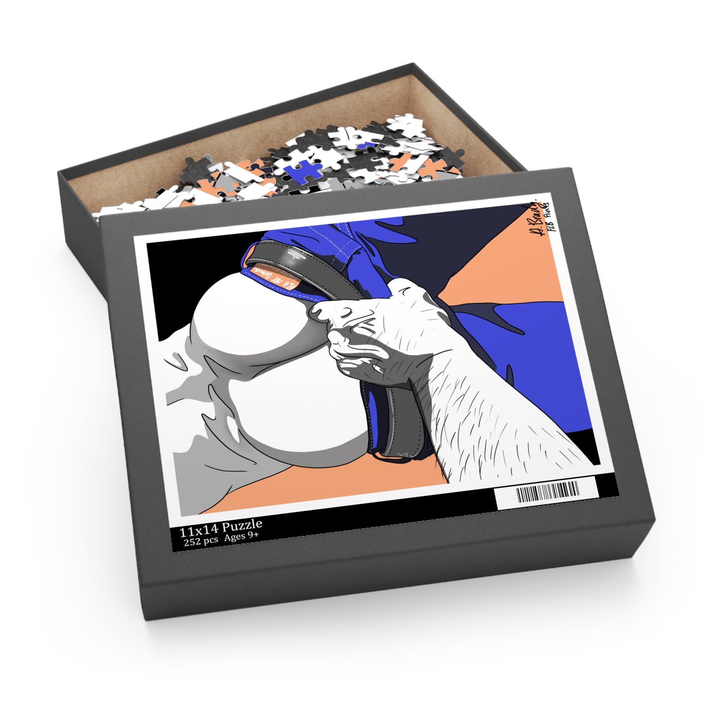 Puzzle Art Print - Pull Em Down