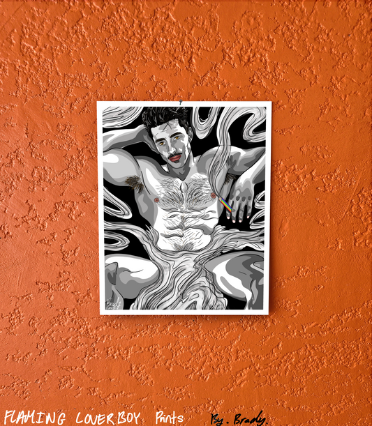 Intoxicating Art Print, Erotic nude male art