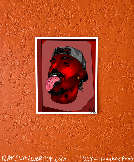 Devilish tongue print
